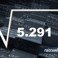 Resultado de la raíz de 5291
