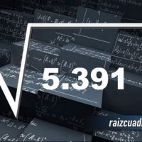 Resultado de la raíz de 5391