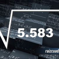 Resultado de la raíz de 5583