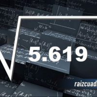 Resultado de la raíz cuadrada de 5619