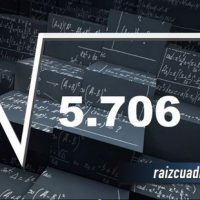 Resultado de la raíz cuadrada de 5706