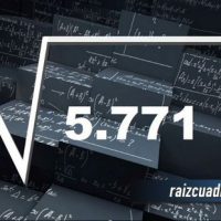 Resultado de la raíz cuadrada de 5771