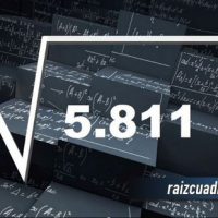 ¿Cuál es el resultado de la raíz de 5811?
