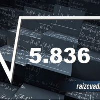 ¿Cuál es la raíz cuadrada de 5836?