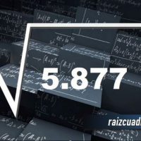 Resultado de la raíz de 5877