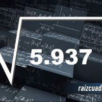 ¿Qué se obtiene al resolver la raíz de 5937?