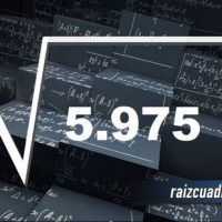 ¿Cuál es el resultado de la raíz cuadrada de 5975?