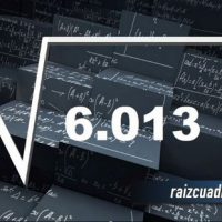 Resultado de la raíz cuadrada de 6013