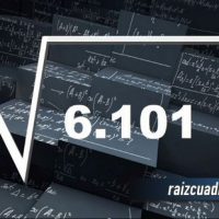 ¿Qué se obtiene al resolver la raíz de 6101?