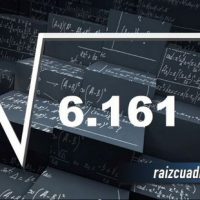Resultado de la raíz de 6161