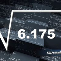 ¿Cuál es la raíz cuadrada de 6176?