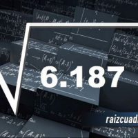 ¿Cuál es el resultado de la raíz cuadrada de 6188?