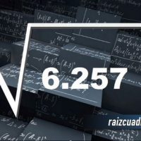 Resultado de la raíz cuadrada de 6257