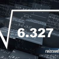 Resultado de la raíz cuadrada de 6327