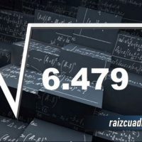 Resultado de la raíz cuadrada de 6479