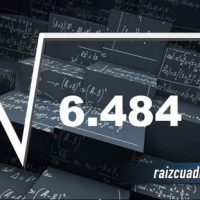 Resultado de la raíz de 6484