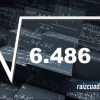 ¿Qué se obtiene al resolver la raíz de 6486?