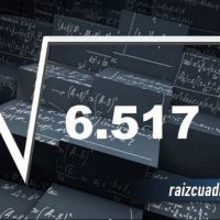 Resultado de la raíz de 6517
