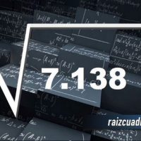 Resultado de la raíz de 7138