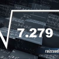 ¿Cuál es el resultado de la raíz de 7279?
