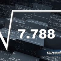 Resultado de la raíz de 7788