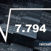 Resultado de la raíz cuadrada de 7794