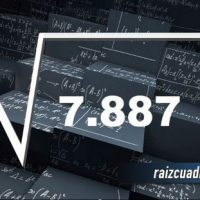 Resultado de la raíz cuadrada de 7887