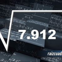 Resultado de la raíz cuadrada de 7912