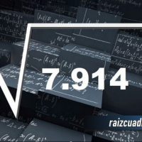 ¿Qué se obtiene al resolver la raíz de 7914?