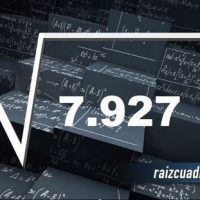 ¿Cuál es el resultado de la raíz cuadrada de 7927?