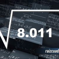 ¿Cuál es el resultado de la raíz de 8011?