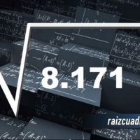 ¿Cuál es la raíz cuadrada de 8171?