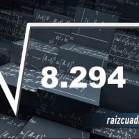 ¿Qué resultado obtenemos al resolver la raíz cuadrada de 8294?