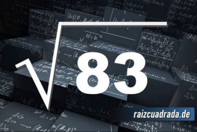 ¿Cuál es la raíz de 83?