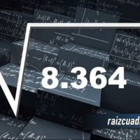 ¿Cuál es el resultado de la raíz de 8364?