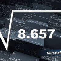 ¿Cuál es el resultado de la raíz de 8657?