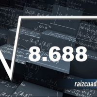Resultado de la raíz cuadrada de 8688