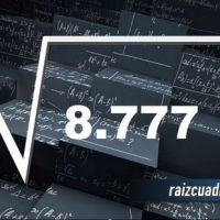 Resultado de la raíz de 8777