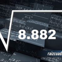 Resultado de la raíz cuadrada de 8882