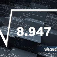 Resultado de la raíz de 8947