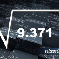 ¿Qué se obtiene al resolver la raíz de 9373?