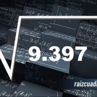 ¿Qué resultado obtenemos al resolver la raíz cuadrada de 9399?