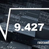 ¿Cuál es el resultado de la raíz cuadrada de 9429?