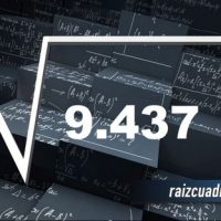 ¿Qué resultado obtenemos al resolver la raíz de 9439?