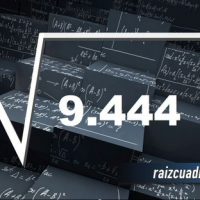 ¿Cuál es la raíz cuadrada de 9446?