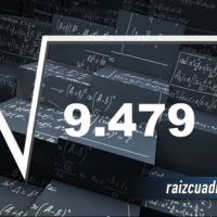 Resultado de la raíz de 9481