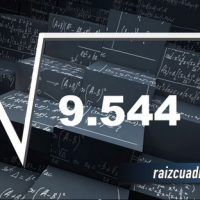Resultado de la raíz cuadrada de 9546