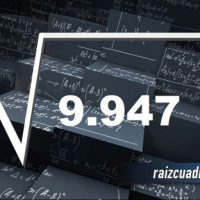 ¿Cuál es el resultado de la raíz cuadrada de 9947?
